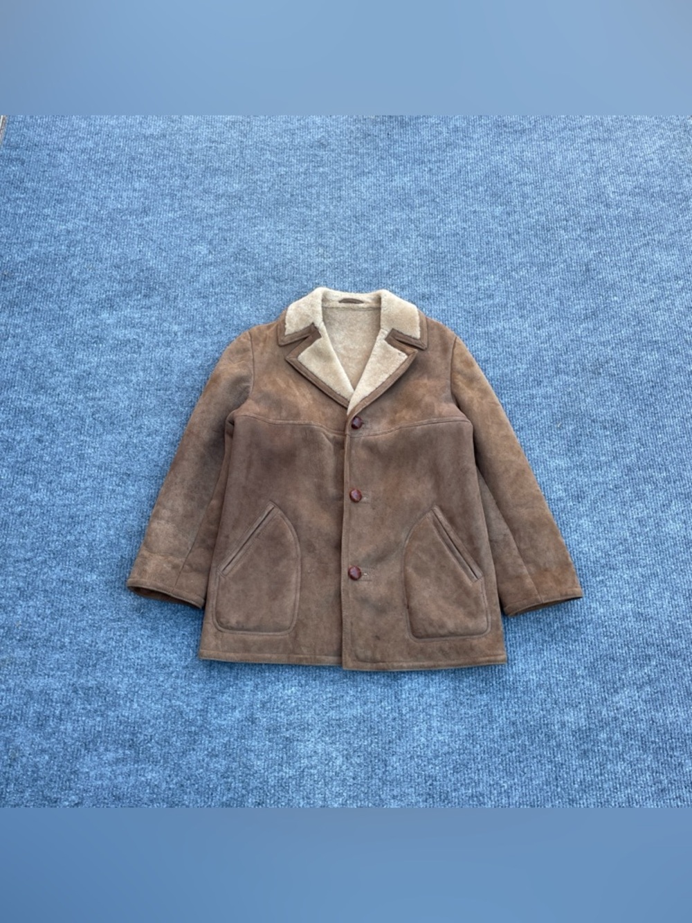 Vintage Sawyer of Napa Lambskin Shearling Coat